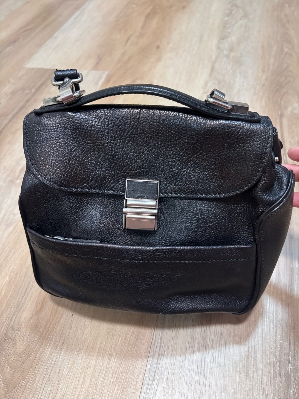 Proenza Schouler Mini Kent Bag Black Leather excellent condition